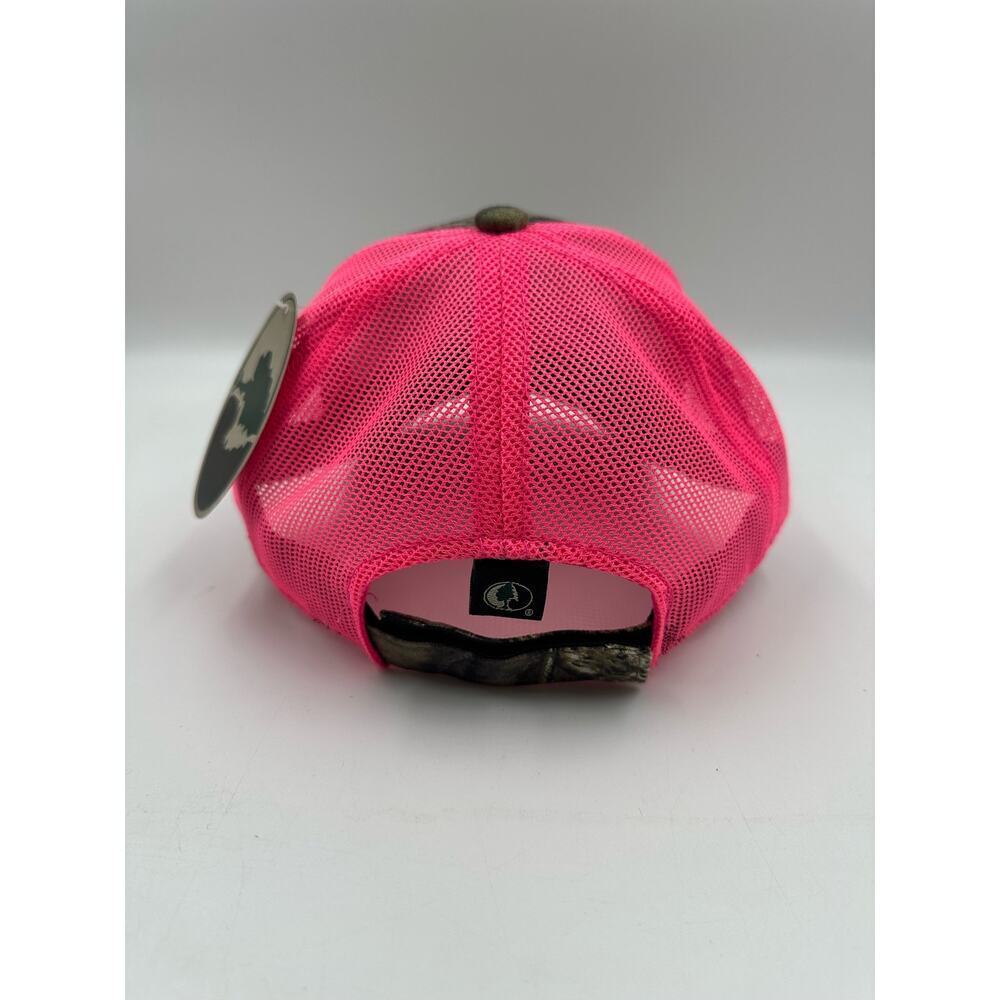 Mossy Oak Ladies Fit Meshback Outdoor Cap Women's OSFM Pink/Camo  Hat Snapback - Picture 3 of 5